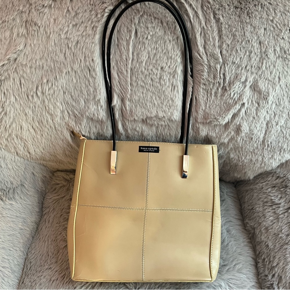 Kate Spade Tan Leather Purse Gem